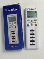 iClicker 2 Student Remote RLR14 Classroom Response - Powers On - White