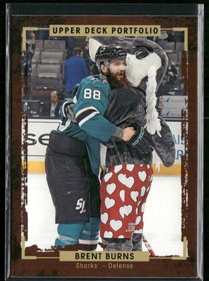 2015-16 Upper Deck Portfolio Brent Burns #43 San Jose Sharks