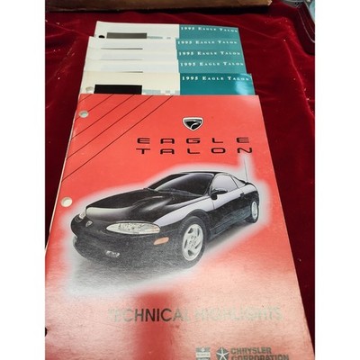 Chrysler Eagle Talon Course Student Books And Supplements 6 Books Total