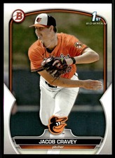 2023 Jacob Cravey Bowman Draft Rookie Card #BD-189