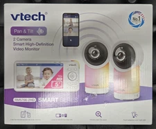 *NEW* Vtech RM5766-2HD 5” HD Smart Baby Monitor w/Pan & Tilt - 2PK *SEALED*NIB*