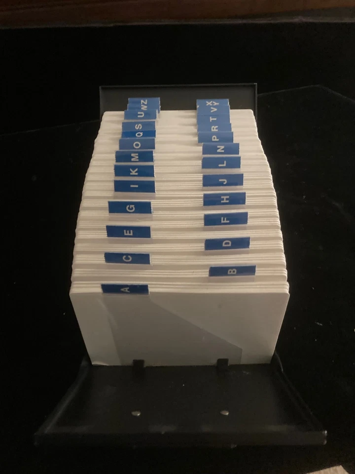 vintage rolodex plastic  New no box - Image 2 of 2