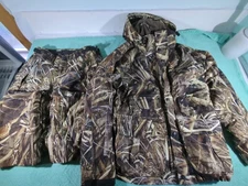 Red Head Bone Dry Camo Insulated Water Proof Wind Proof Pants Jacket Size Small