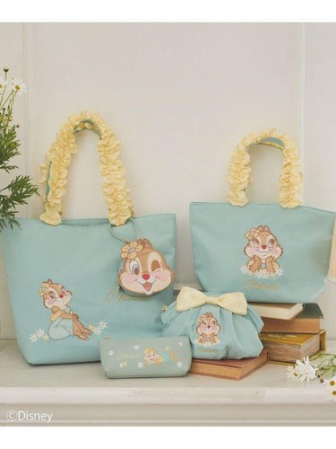 Maison de FLEUR Disney Clarice Frill Handle Tote Bag Unused Free Shipping Japan - Picture 4 of 9