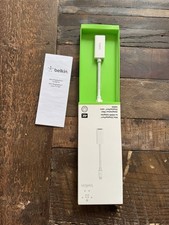 BELKIN USB-C to Gigabit Ethernet Adapter New Open Box