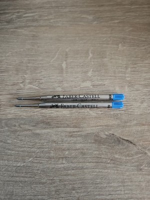 2x Faber-Castell M Ballpoint Pen Refill - Blue