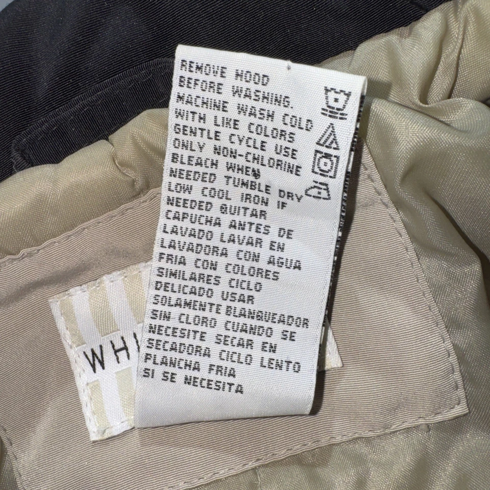 Women’s Puffer Insulated Jacket Sz Med 8/10 Sleek Outdoor Outerwear Button Cozy - Image 4 of 4