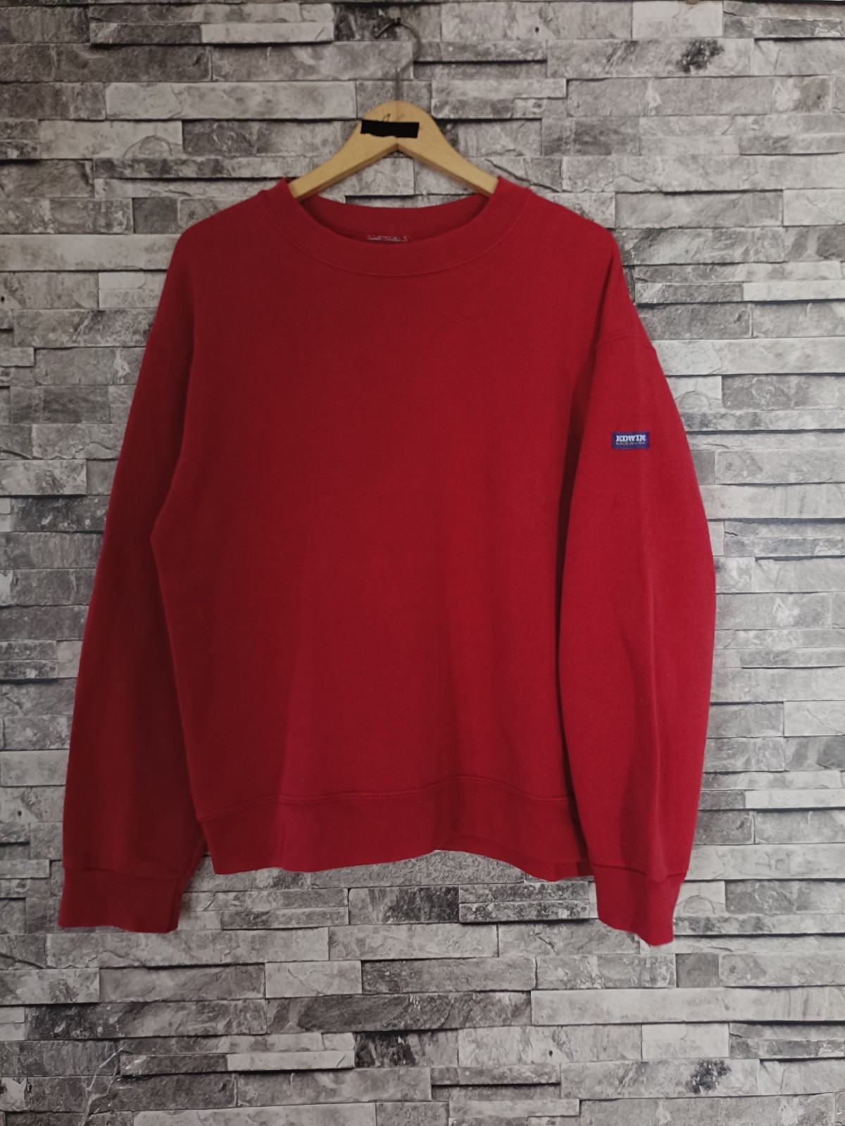 Edwin, vintage 80s Edwin made in USA blank sweater - Sz L