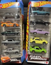 Lot of 2 Hot Wheels "Fast  Furious" 5 Packs