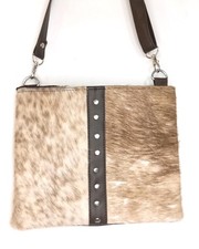 Cowhide Rug Cross body Purse Hand Clutch Handbag Cow Hide Rug Leather Purse Bag