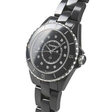 Chanel J12 33MM Rotating Bezel H5701 Black TO3316764