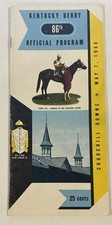 1957 KENTUCKY DERBY PROGRAM - WONDERFUL CONDITION BUT HAS WRITING ON ITS PAGES
