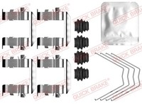 ZubehöRsatz Scheibenbremsbelag Quick Brake 109-0131 FüR Kona OS Hyundai OSE OSI