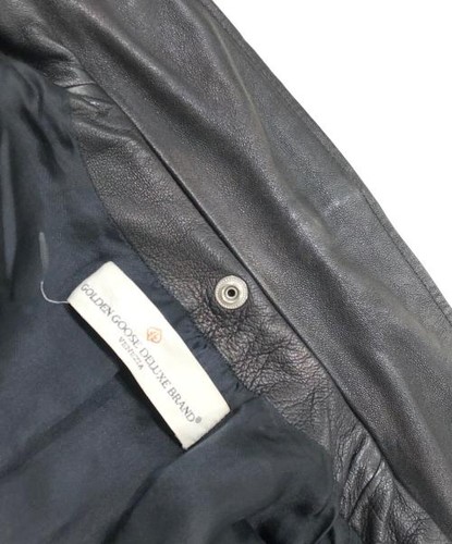 GOLDEN GOOSE Boa Leder Reiterjacke schwarz 44-08-44-08002 - Bild 10 von 10