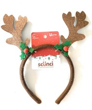 scunci Kids Reindeer Holiday Headband Headwear - 1 Piece