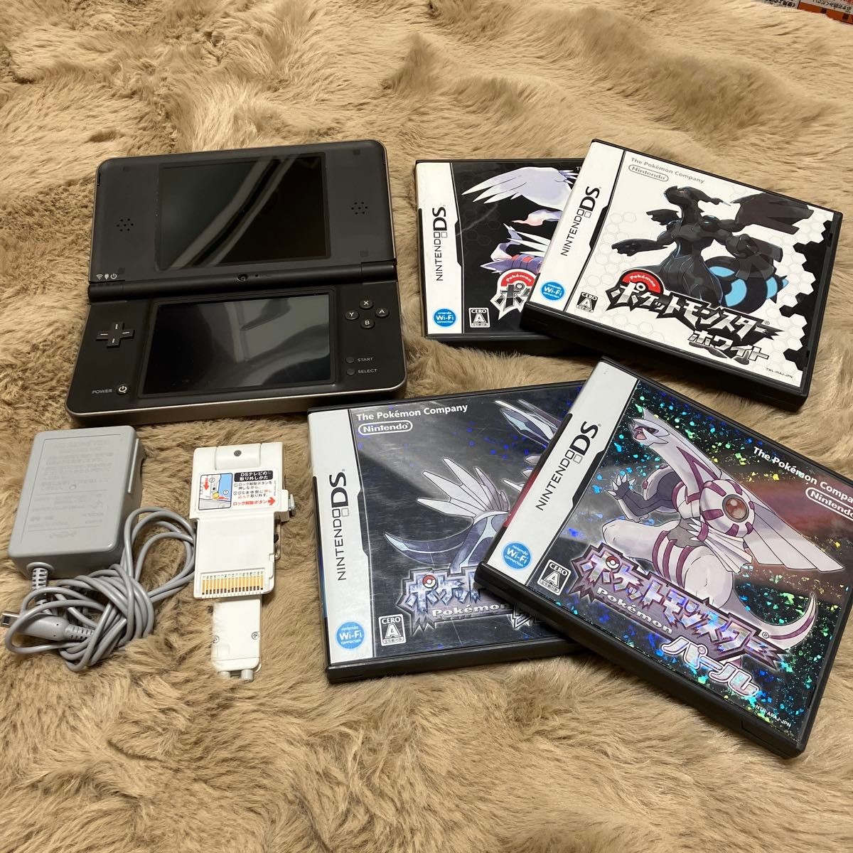 Nintendo Switch DSi LL Nintendo DSi LL Dark Brown Console Pokemon Diamond Pearl Black