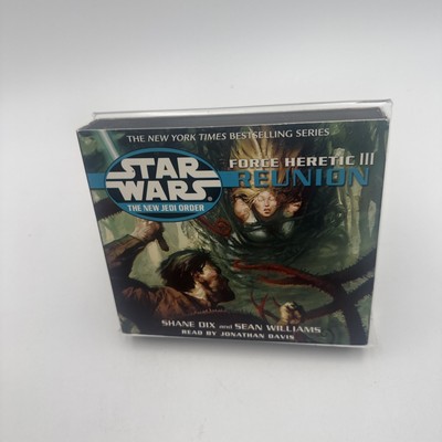 Star Wars Force Heretic III : Reunion by Sean Williams and Shane Dix (2003, CD)