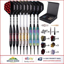 Complete Darts Package With 9 Plastic Tips Flight Protectors And Accessories Complete Darts Package With 9 Plastic Tips Flight Protectors And Accessories