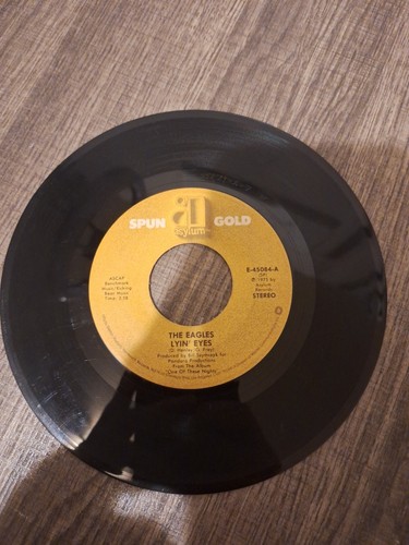 Rock 45 Eagles - Take It To The Limit / Lyin' Eyes On Spun Gold - Picture 2 of 4