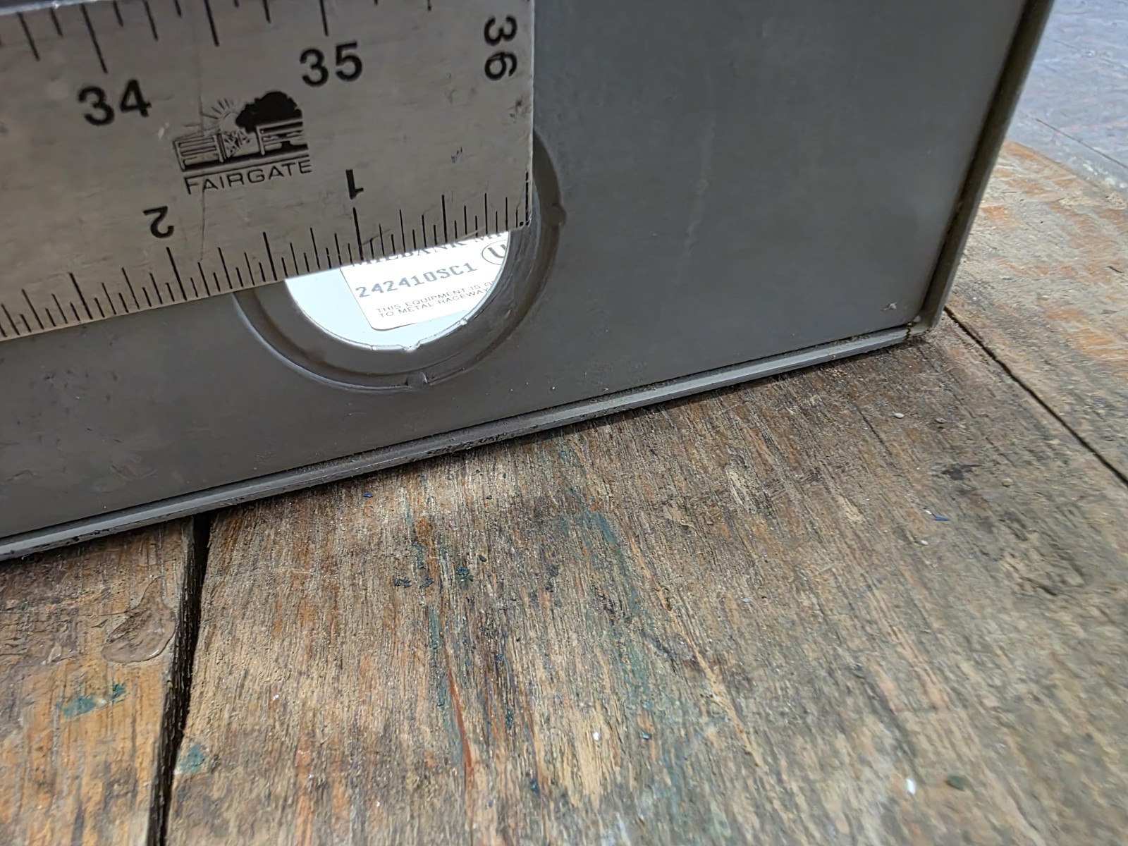 Used Milbank 242410SC1 Junction / Pull Box 24" x 24" x 10"