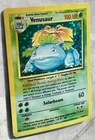 VENUSAUR HOLO  15/102 Holo Base Set Venusaur Pokemon  1995 WOT Good Not Perfect