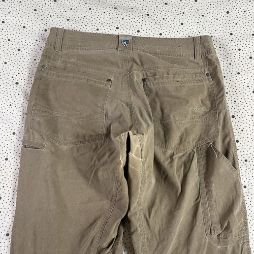 Kuhl Revolvr Pant Men's 34x30 Tan Straight Leg Stretch Outdoor Hiking Casual - Picture 2 of 16
