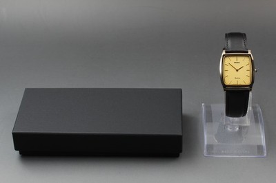 Vintage 1988 Seiko Dolce 9530-5030 Tungsten Tank HAQ Quartz Mens