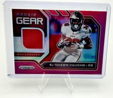 Keshawn Vaughn 2020 Panini Prizm Pink Prizm Patch #16 Rookie Gear