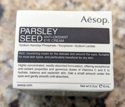 Aesop Parsley Seed Anti-Oxidant Eye Cream 0.3 oz