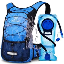 Mothybot Insulated Hydration Backpack, 2L BPA Free Water Bladder, Hiking Running