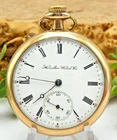 Vintage Antique Gold Filled Hamilton Grade 974 m1 16 size 17 jewel pocket watch