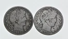 1892-1915 Lot 2 1907-D 1911 Barber 90% Half Dollars - Coin Collection *001