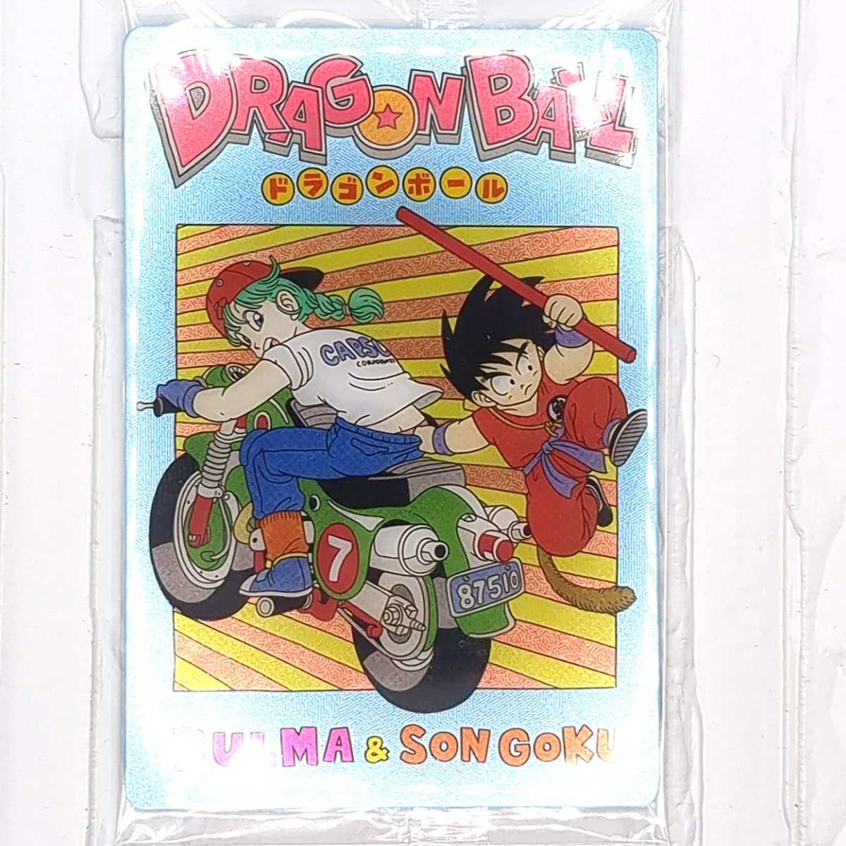 7-27 CR Bulma Son Goku Dragon Ball Itajaga vol.7 Trading Card New
