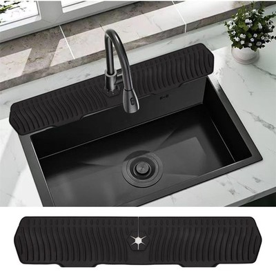 30 Inch Sink Splash Guard, Large Size Kitchen Sink Splash Guard, Longer Silic...