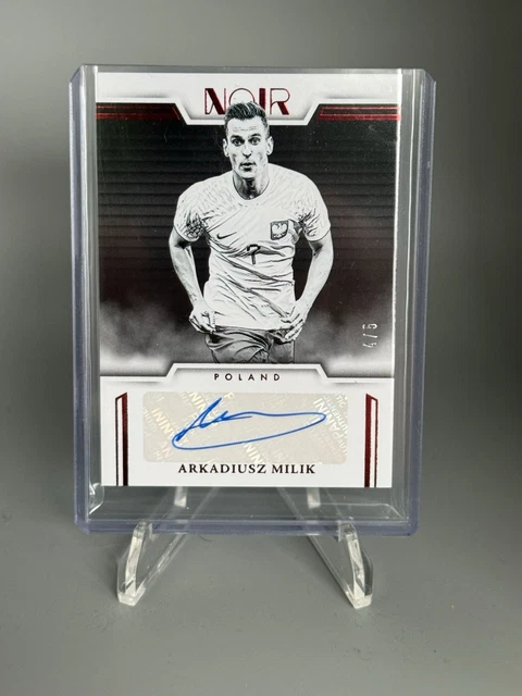 25/26 Panini Noir Arkadiusz Milik Noir Auto Red /5 Poland