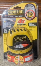 STRAIT-LINE Laser Level 120ft Work Area 360 Degrees Rotation NEW SEALED PACKAGE.