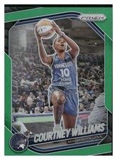 2025 Panini Prizm WNBA #69 Green Prizms - Courtney Williams - Minnesota Lynx