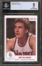 1985 Star #108 Jim Paxson Mint BGS 9