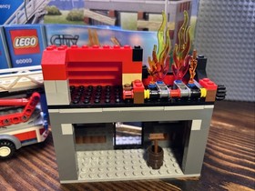 Lego city fire 60003  Fire Emergency  99% complete w/box and manuals READ