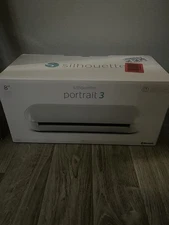 Silhouette Portrait 3 Die Cutting Machine Bluetooth 8" Vinyl Paper New In Box!