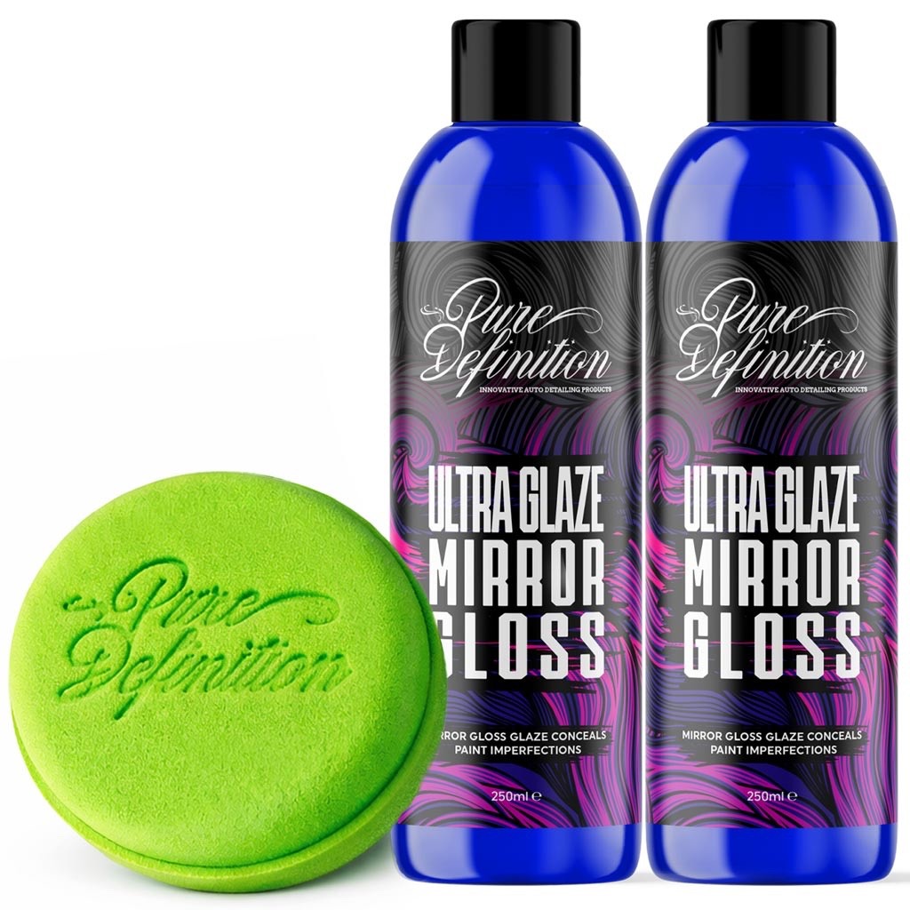 Car Glaze Ultra Mirror Gloss Paintwork Polish Swirl marks 500ml Pure Definition