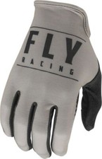 FLY RACING MEDIA GLOVES GREY/BLACK SIZE 8