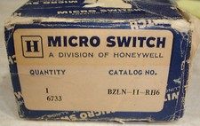 New Micro Switch BZLN-11-RH6 Enclosed Precision Switch Honeywell Same Day Ship