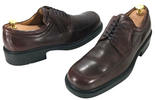 Ecco ciudad Marrón Cuero Oxford Zapatos De Hombre Talla 46 EE. UU. 12/12.5  | eBay