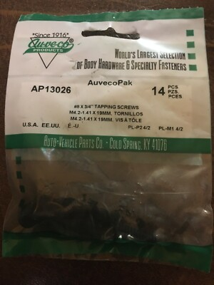 #ad 14 #8 x 3 4quot;L Phos PhillipsFlat Top Washer Sheet Metal Screw $15.00