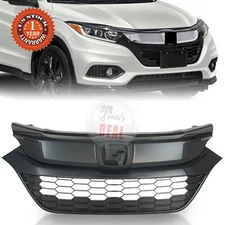 Front Bumper Grille Black For 2019 2020 2021 2022 Honda HR-V HRV Sport 71121T7WA