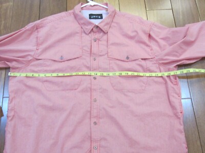 Chemise De Pêche Homme Orvis Trout Bum – Manches Longues, Taille M, Couleur Sarcelle