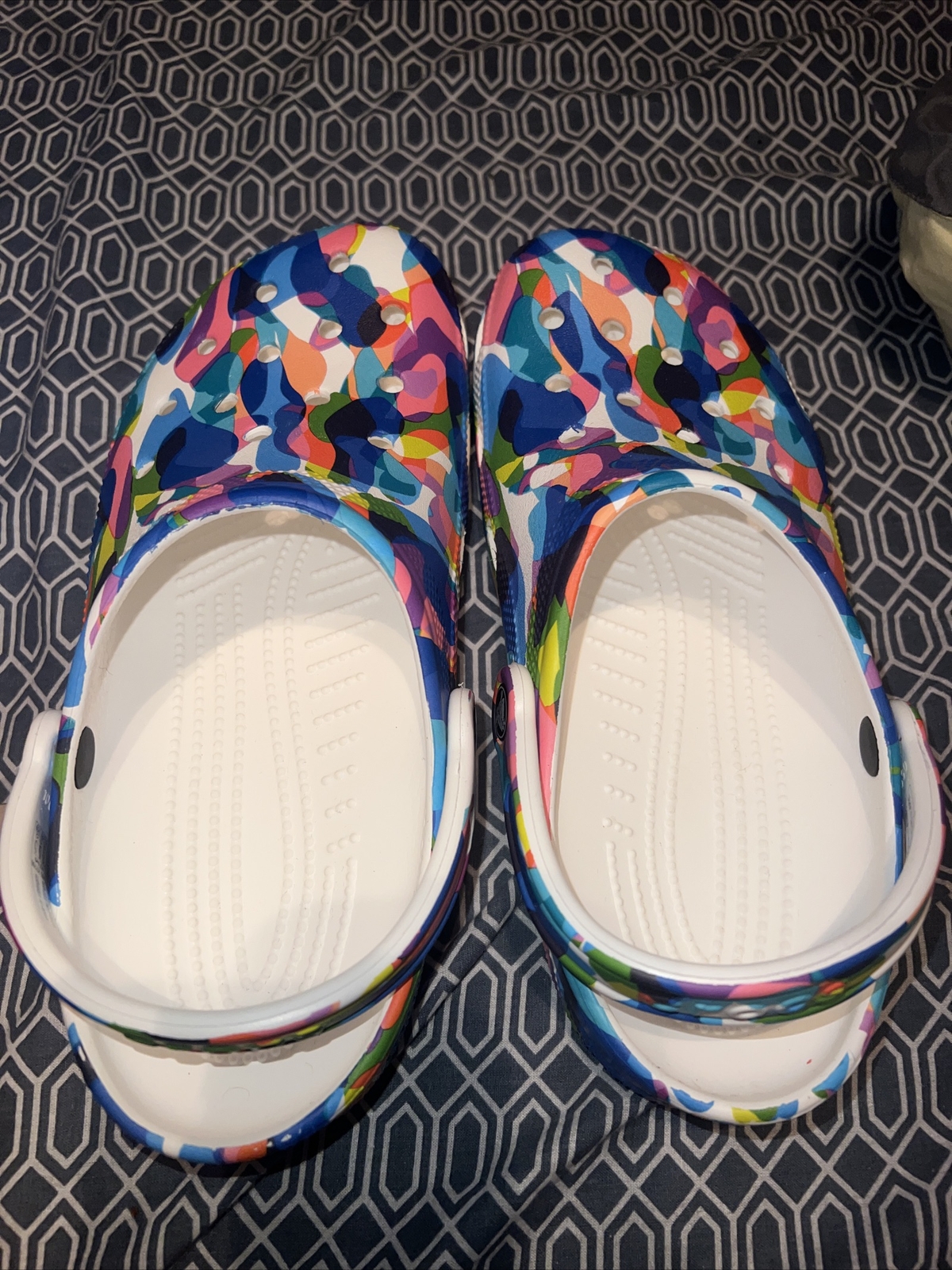 Crocs Different color pattern Never Worn but has … - image 1