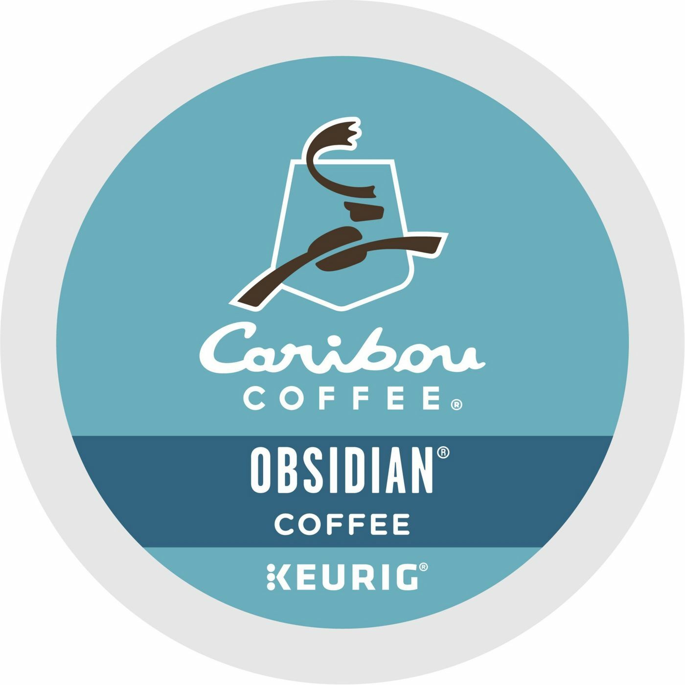 Caribou Obsidian Dark Roast Coffee 18 to 144 Keurig K cup Po