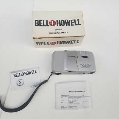 Bell & Howell 250 Infinite Focus 35mm Film Camera Classic Panorama Silver New